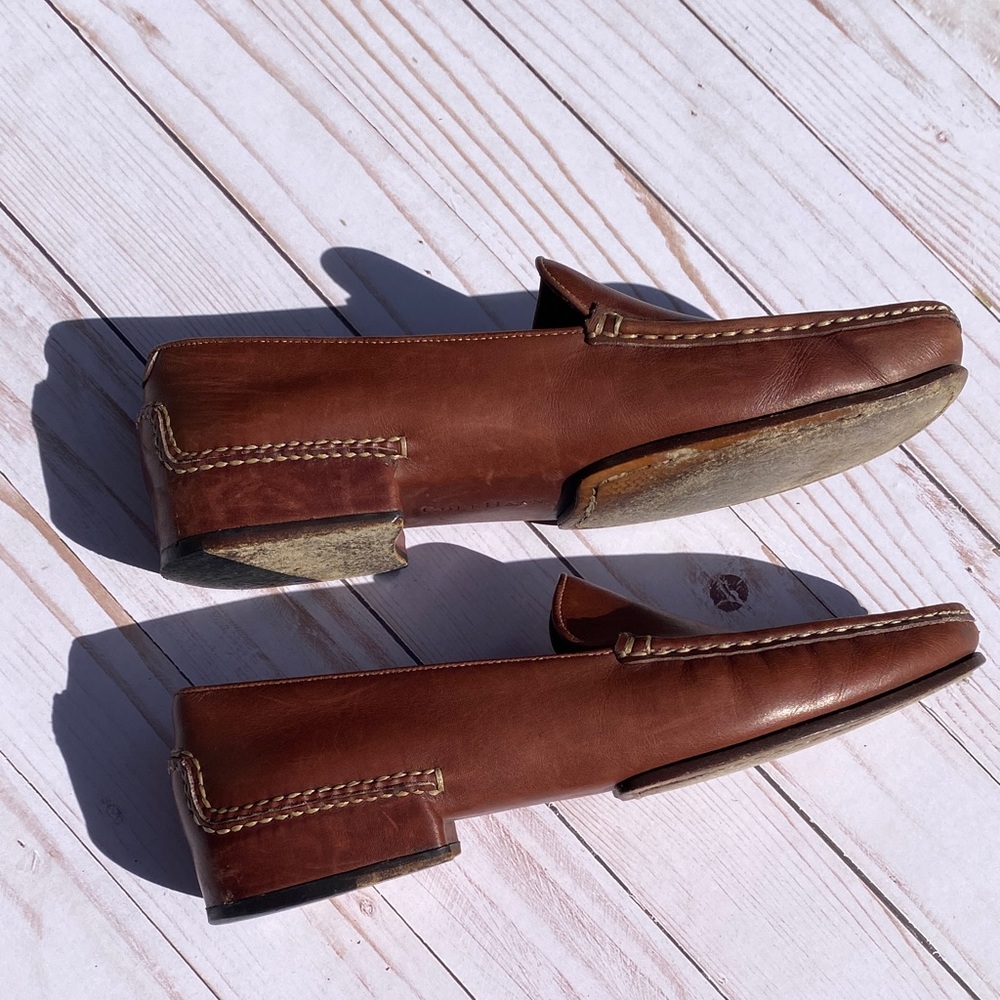 Cole Haan Country Vintage 90s Leather Loafers - Picture 4 of 7